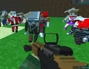 Blocky Combat Swat Survi...